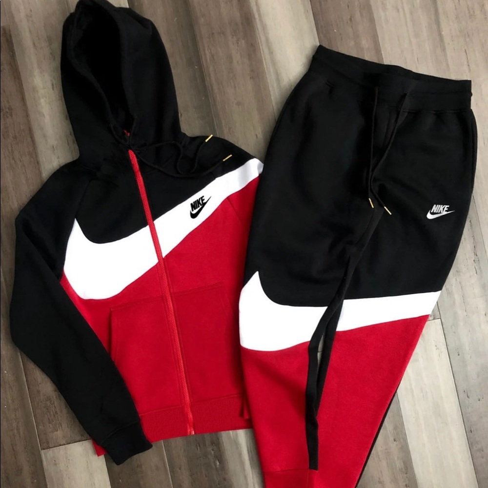 Nike jumpsuit jogger and hoodie set